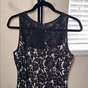 White House Black Market Black Lace Dress